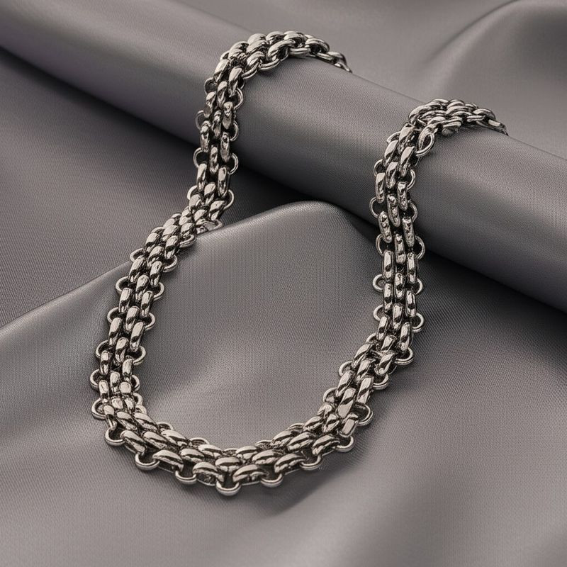 Массивная цепочка с объемным плетением J11155CJJ