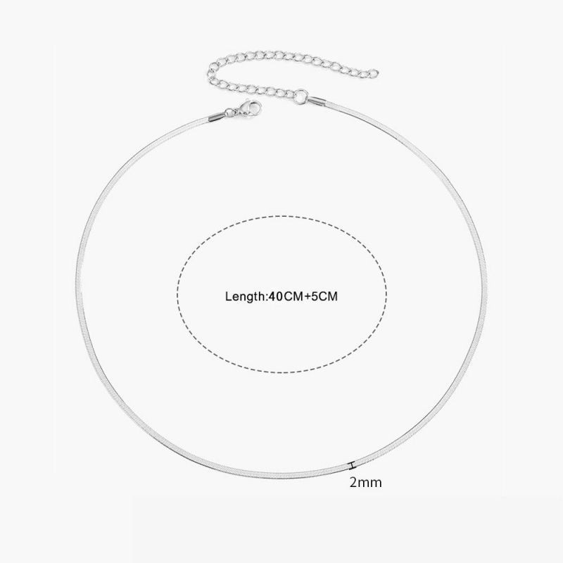 Колье из стали CJL19485