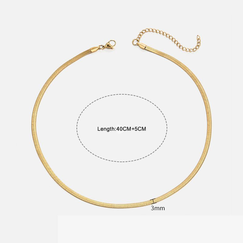 Колье из стали CJL19485