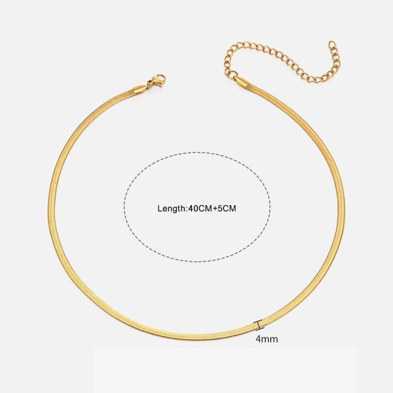 Колье из стали CJL19485