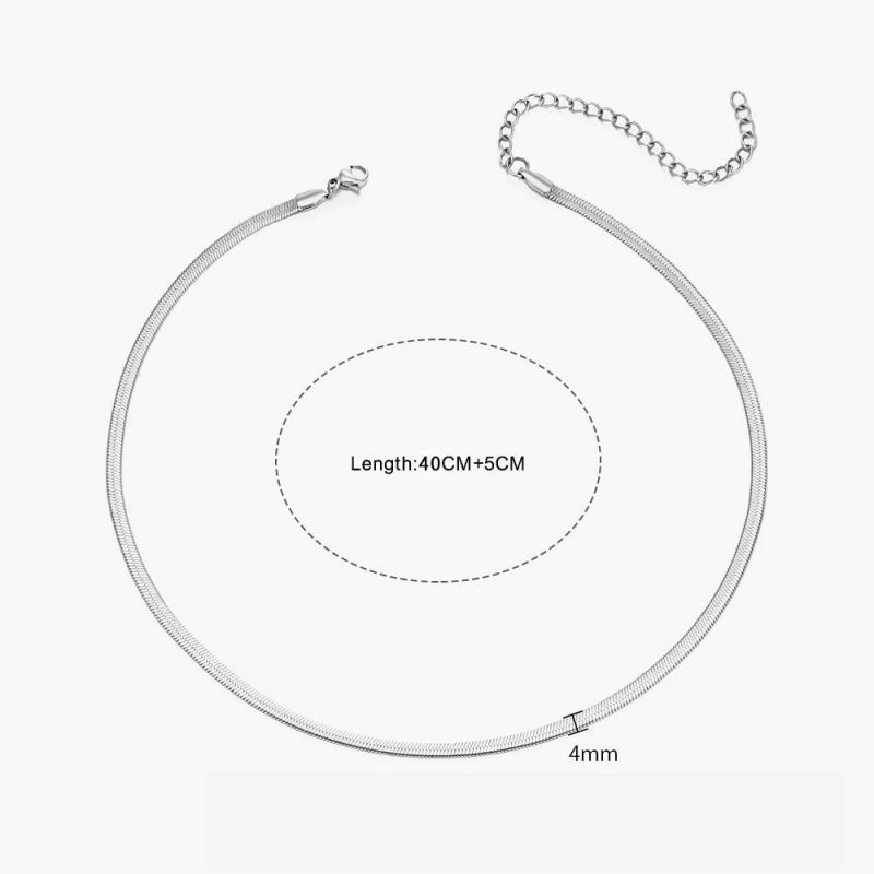 Колье из стали CJL19485