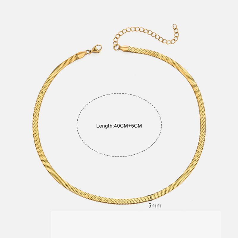 Колье из стали CJL19485