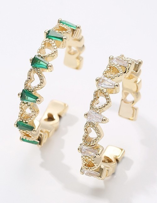 Тонкое кольцо-дорожка с зигзагообразными кристаллами U82139