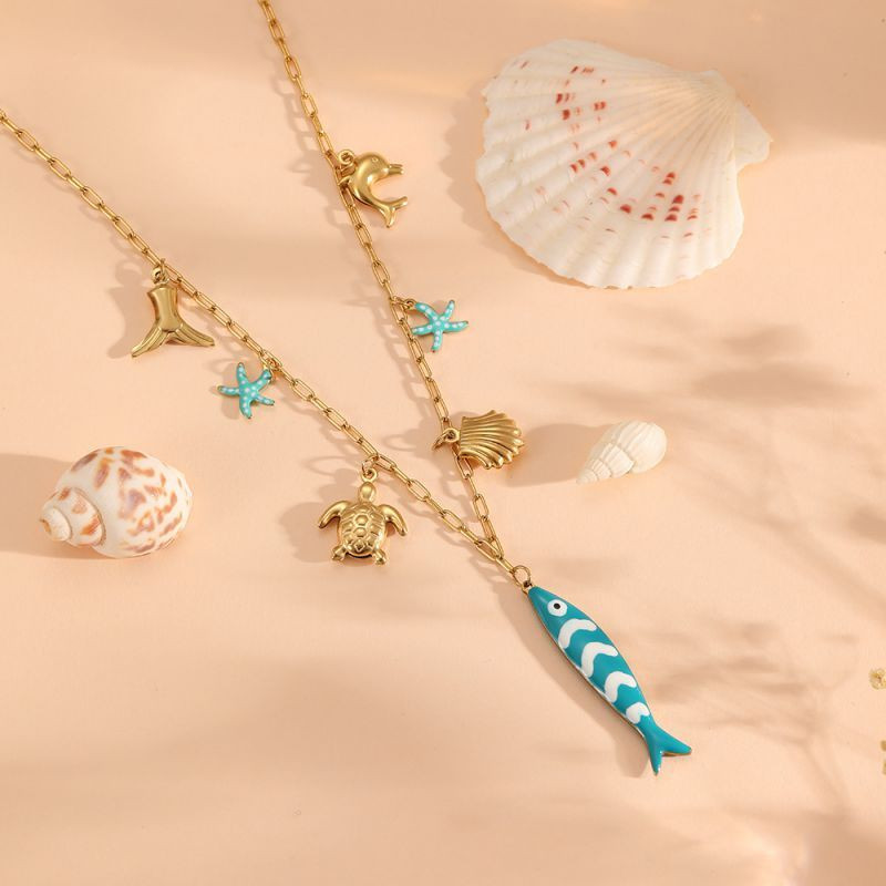 Колье из стали CJP55602 Колье из стали CJP55602