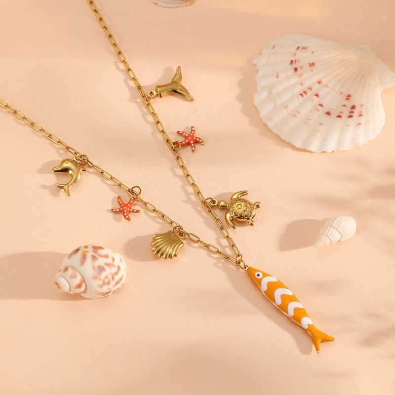 Колье из стали CJP55602 Колье из стали CJP55602