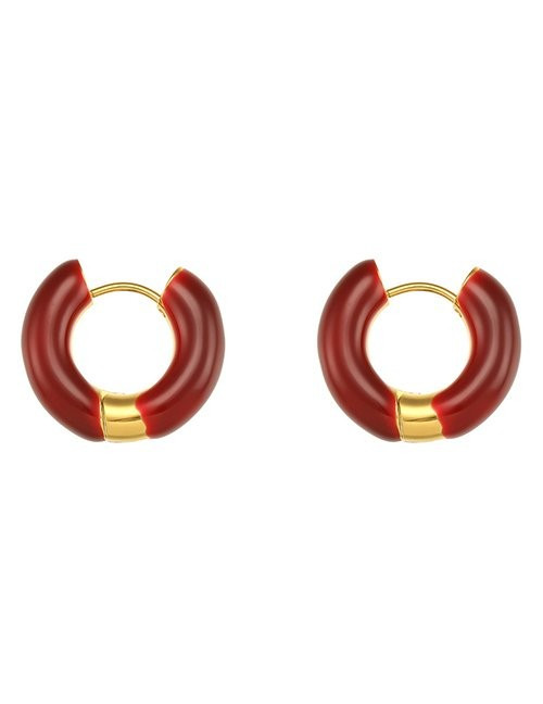 Серьги сталь M17402