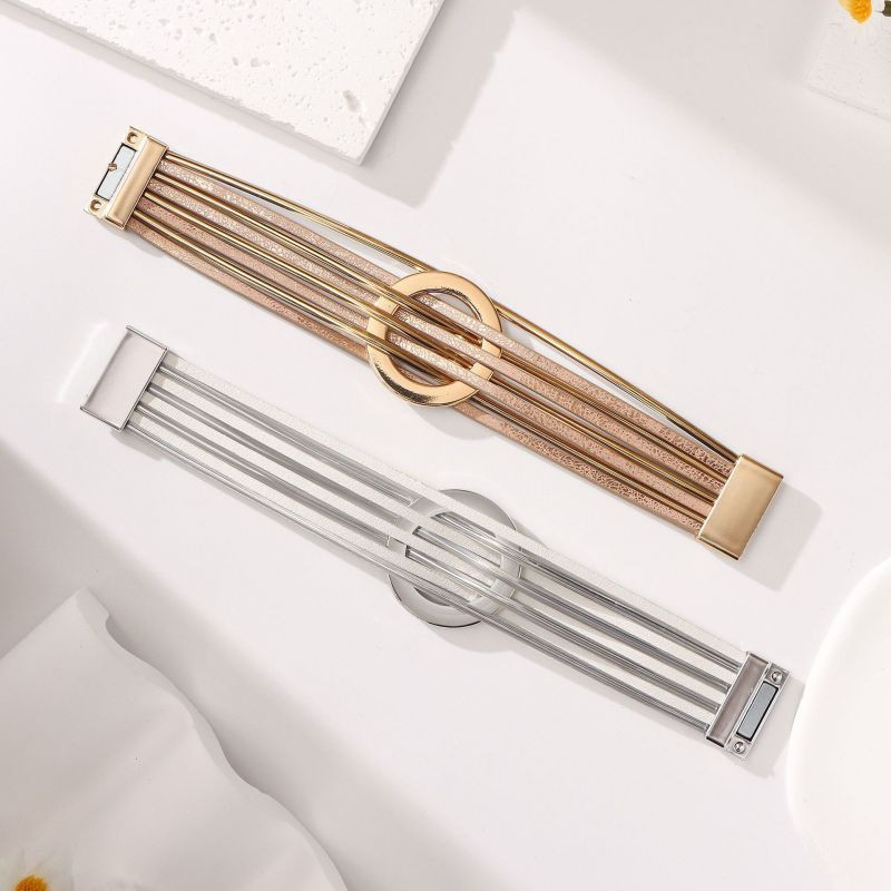 Браслет жесткий многоярусный с центральным кольцом CJT05173 Браслет жесткий многоярусный с центральным кольцом CJT05173