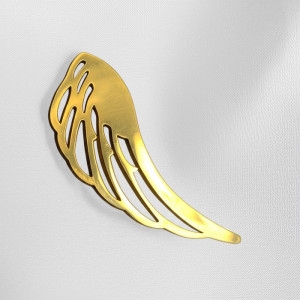 Брошь медицинская сталь с напылением золотом J11091CJJ Брошь медицинская сталь с напылением золотом J11091CJJ