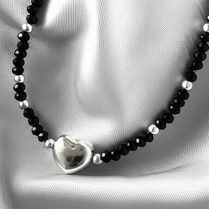 Тонкие бусы из бисера Миюки с металлическим акцентом 1J11801CJJ