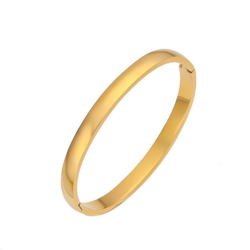 Браслет жесткий широкий с плоским профилем CJL30382