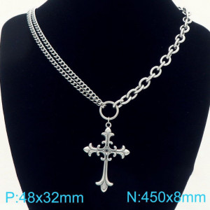 Колье из стали CJR55485