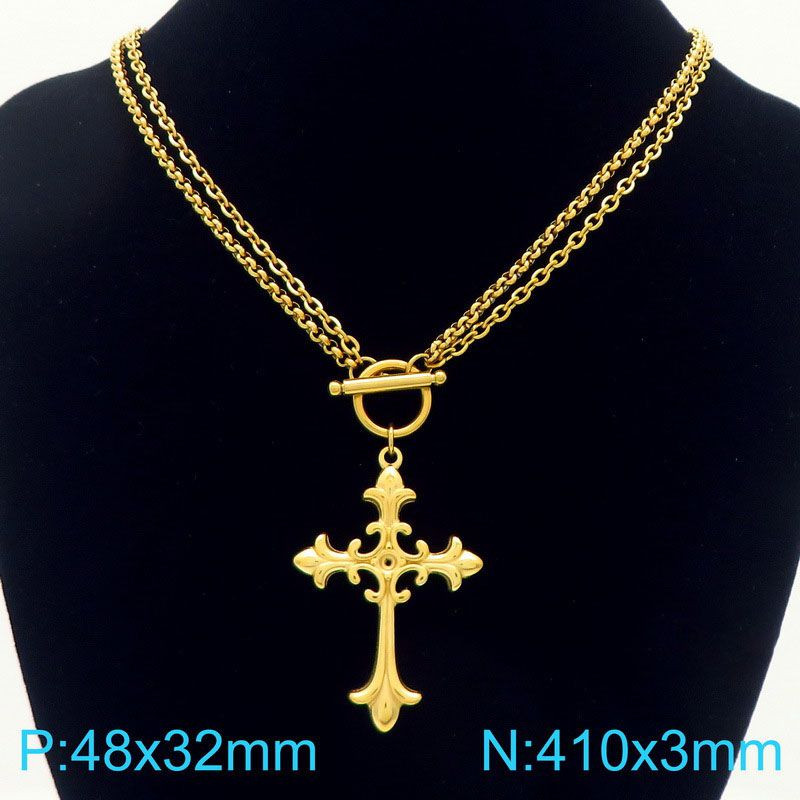 Колье из стали CJR55485