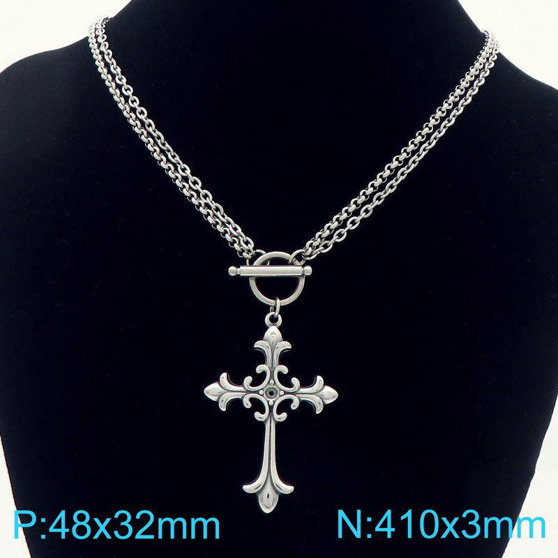 Колье из стали CJR55485