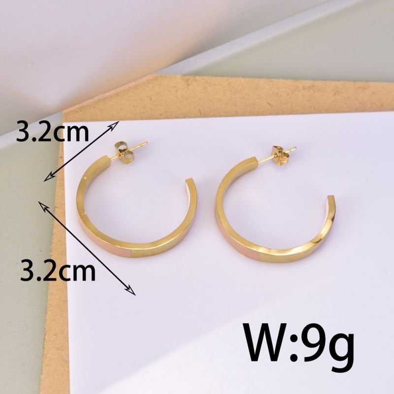 Серьги сталь CJD01930 Серьги сталь CJD01930