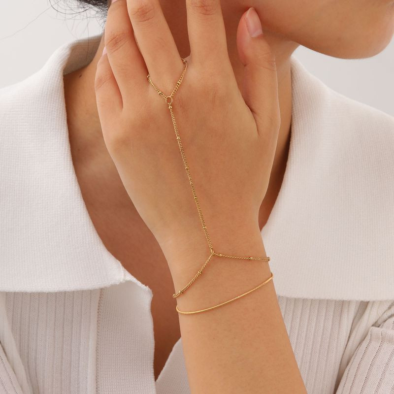 Браслет слейв лаконичная нить в стиле минимализм CJJ41104