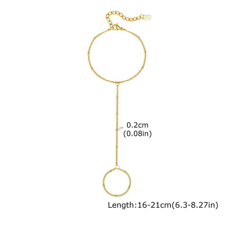 Браслет слейв лаконичная нить в стиле минимализм CJJ41104