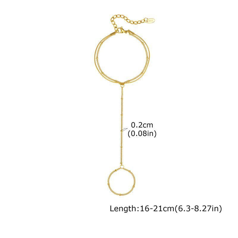 Браслет слейв лаконичная нить в стиле минимализм CJJ41104