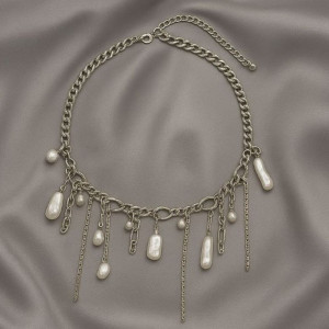 Колье ювелирный сплав жемчуг 1J12213CJJ