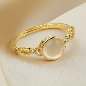 Кольцо медь напыление золотом открытое 1J11806CJJ