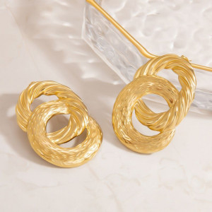 Серьги сталь CJL24173 Серьги сталь CJL24173