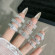 Серебряное кольцо с кружевом CJZ46469