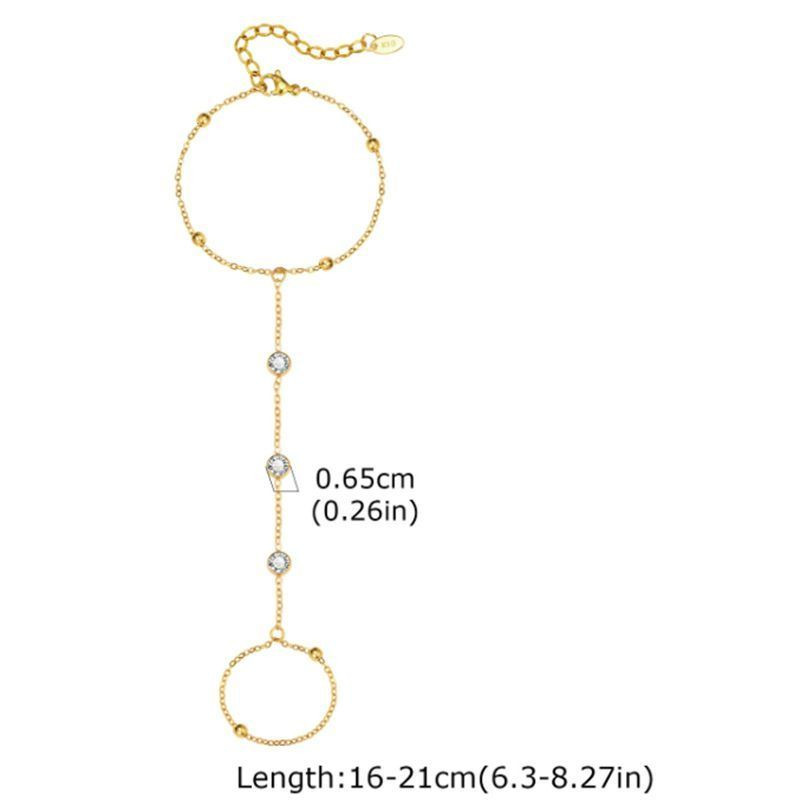 Браслет слейв жемчужная роса с аккуратными вставками Браслет слейв жемчужная роса с аккуратными вставками