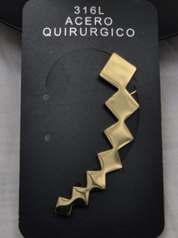 Золотистый кафф Шипы 1J11093CJJ