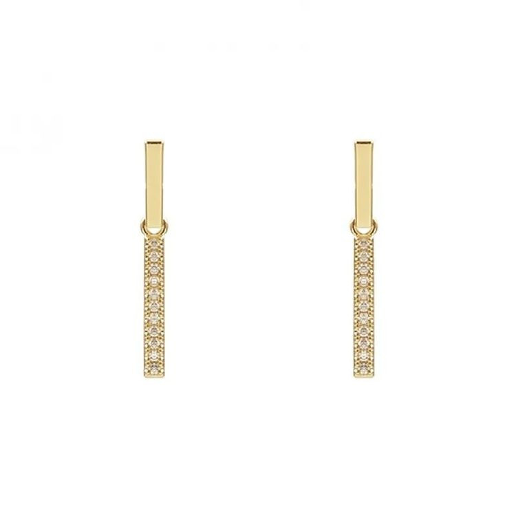 Серьги медь с напылением золотом J10467CJJ