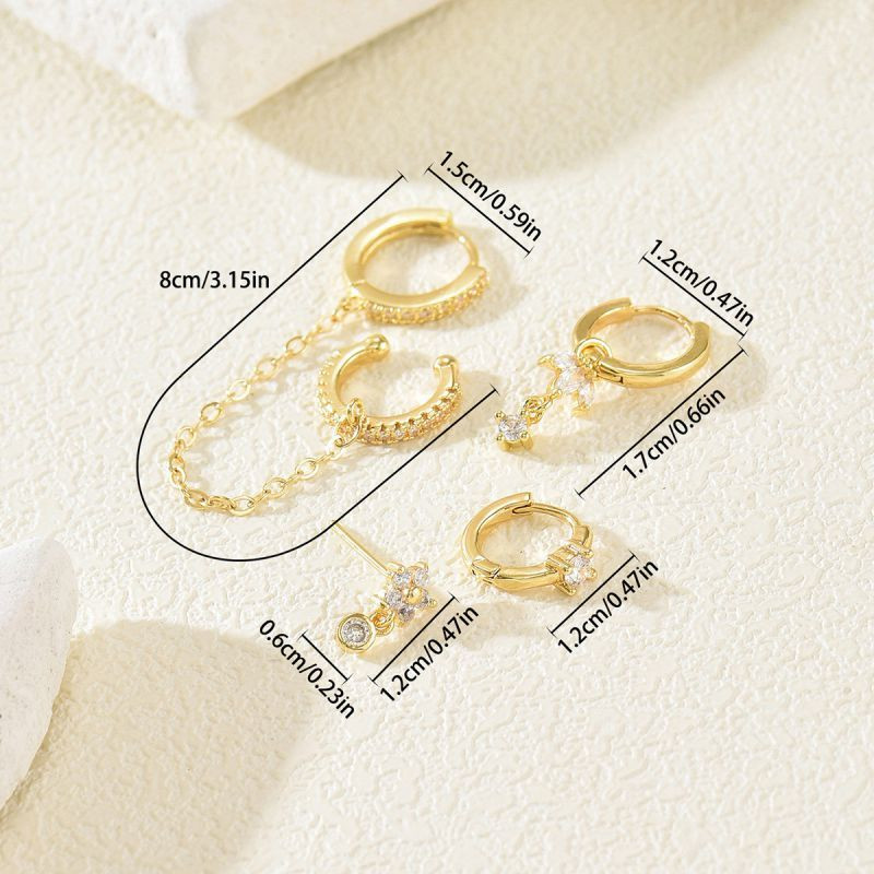 Ювелирный комплект серег CJT17535