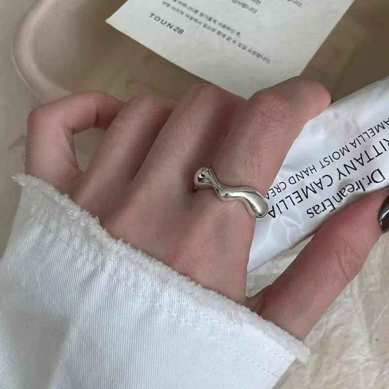 Кольцо медь с напылением платины зигзаг 1J11926CJJ