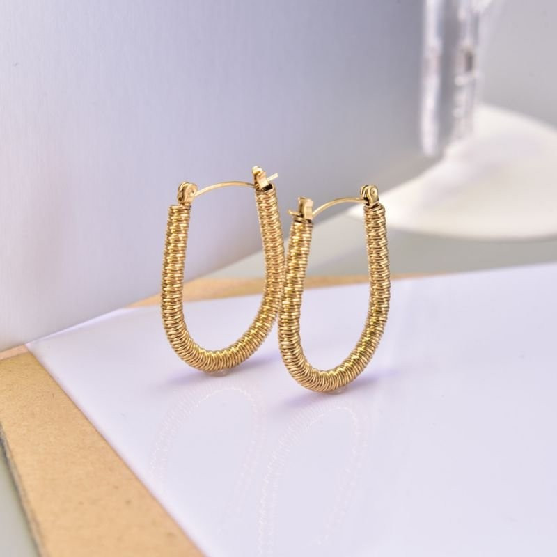 Серьги сталь CJD01898 Серьги сталь CJD01898