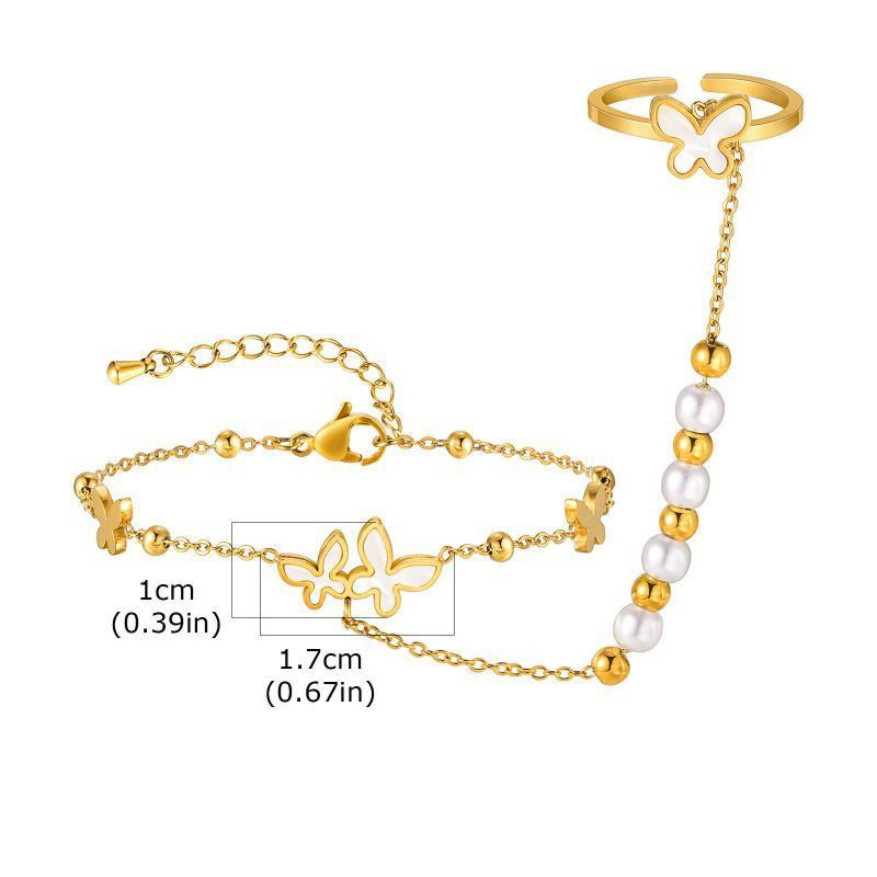 Браслет слейв темный клевер на удачу