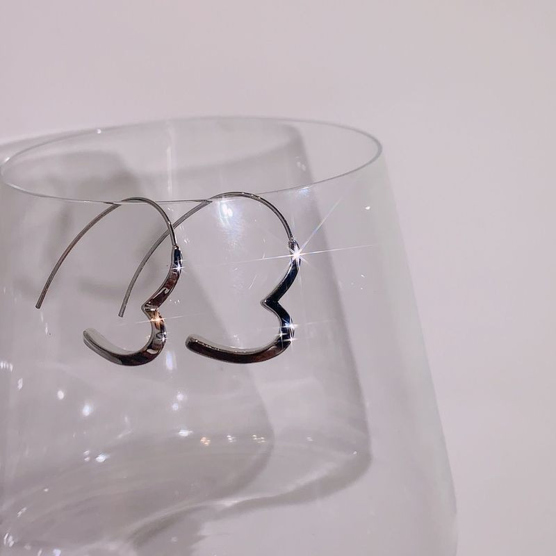 Серьги медь посеребрение 1J12402CJJ