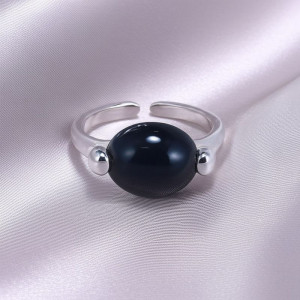 Кольцо с натуральной вставкой агат 1J11927CJJ Кольцо с натуральной вставкой агат 1J11927CJJ