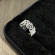 Серебряное кольцо с кружевом ASUZ46471