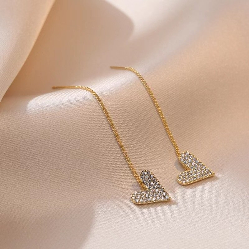 Длинные серьги с треугольными подвесами CJC64339