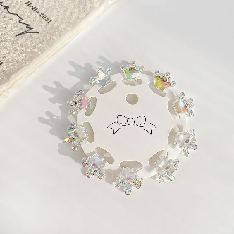 Мини-крабик в виде цветочного узора набор из 10 штук CJX82957 Мини-крабик в виде цветочного узора набор из 10 штук CJX82957