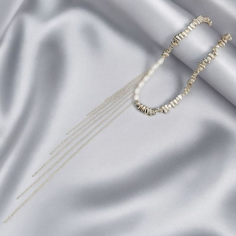 Колье ювелирный сплав жемчуг 1J12216CJJ Колье ювелирный сплав жемчуг 1J12216CJJ