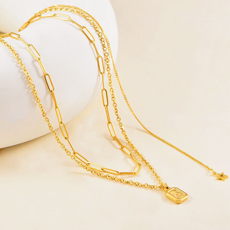 Колье из стали CJL34042 Колье из стали CJL34042