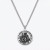 Серебряное колье из стали с медальоном CJZ48270
