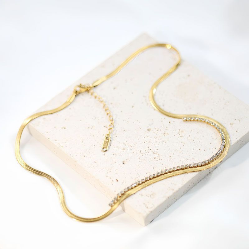 Колье из стали CJP55727