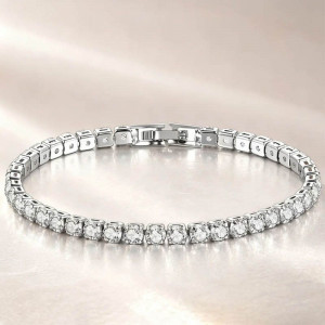 Серебряный браслет со звездой и сердцем CJZ40140