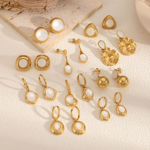 Серьги сталь CJL08926 Серьги сталь CJL08926