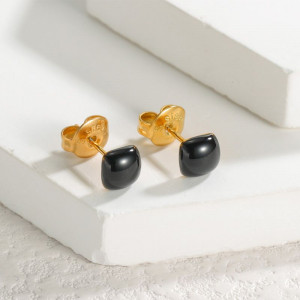 Серьги-пусеты Квадраты CJJ26301 Серьги-пусеты Квадраты CJJ26301