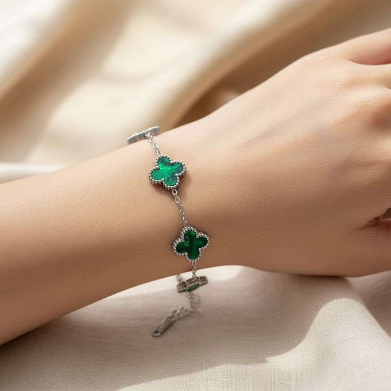 Браслет титановая сталь напыление платиной 1J12155CJJ