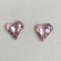 Нежные серьги-пусеты розовые сердца 1J11828CJJ Нежные серьги-пусеты розовые сердца 1J11828CJJ