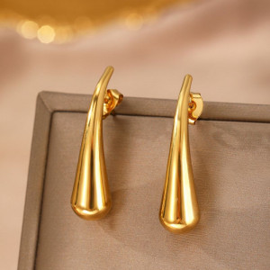 Серьги сталь CJM03855 Серьги сталь CJM03855