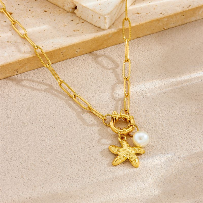 Колье из стали CJP55837