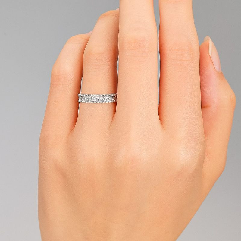 Кольцо медь напыление платиной 1J12078CJJ