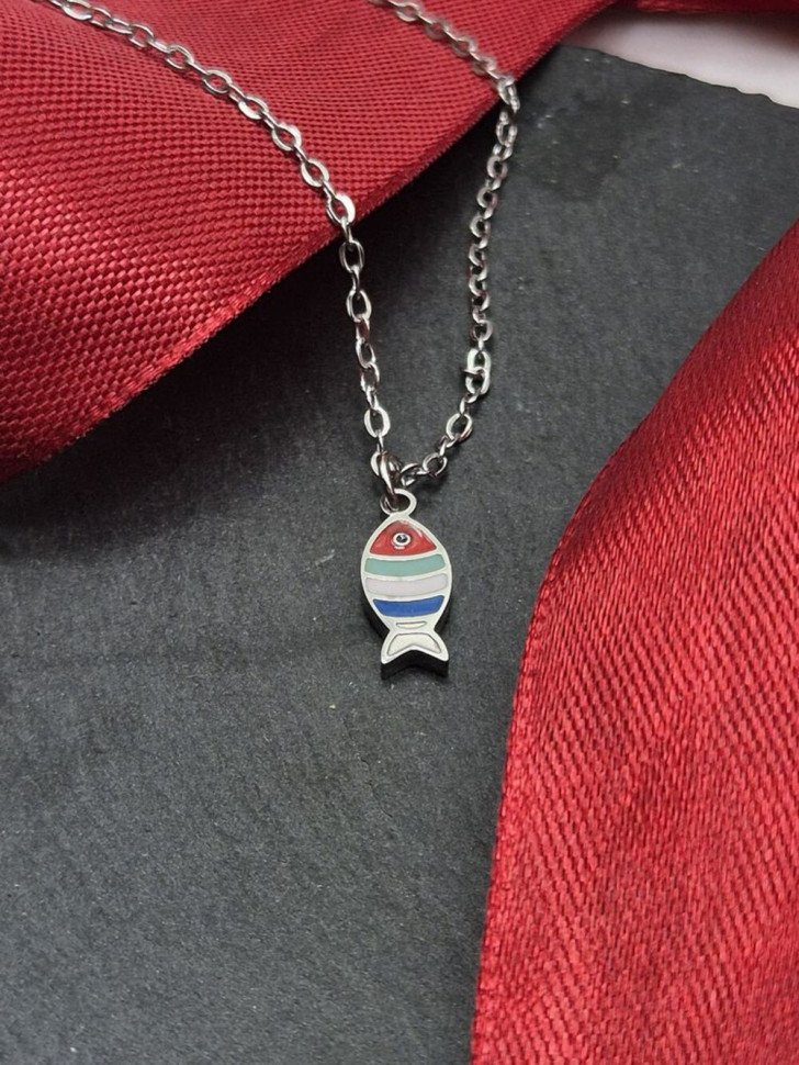 Колье медицинская сталь J10569CJJ Колье медицинская сталь J10569CJJ